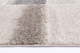 Chelsea Abstract Grey Plush Rug