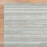 Les Nomades Linear Light Ash Wool Rug
