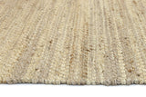 Malmo Stipe Natural Jute Rug Beige