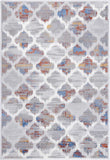 Porto Isabella Grey & Multi Geometric Rug