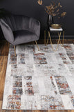 Porto Herman Grey & Multi Abstract Rug