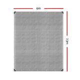 Instahut Tarp Tarpaulin 6x7.3m Canvas Camping Heavy Duty Sun Cover