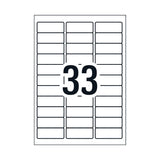 AVERY Laser Label QP L7157 33Up Pack of 100