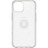 OTTERBOX Apple iPhone 13 Otter + Pop Symmetry Series Clear Case - Stardust Pop (77-85395 ), Swappable PopTop, Wireless charging compatible
