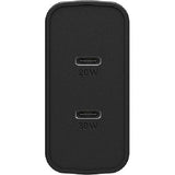 OTTERBOX 50W USB-C Fast Charge Dual Port Wall Charger - Black Shimmer