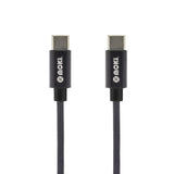MOKI Braided Type-C to Type-C SynCharge Cable - 90cm/3ft - Black