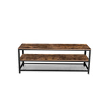 Industrial TV Cabinet Sturdy Wooden Entertainment Unit