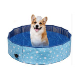 Floofi Pet Pool 120cm*30cm XL Blue Circle