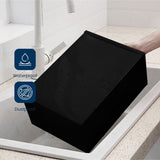 GOMINIMO Plastic Shoe Box 12 PCS Black