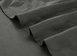 GOMINIMO 4 Pcs Bed Sheet Set 1000 Thread Count Ultra Soft Microfiber - King Single (Grey)