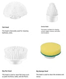 GOMINIMO Electric Spinning Scrubber 4000 mAh 4 Brush Set