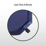 KILIROO Inflating Camping Mat - Navy Blue