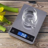 Miraklass 15kg Capacity Electronic Digital LCD Kitchen Weighing Scale