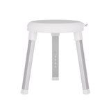 Evekare Deluxe Height-adjustable Rotating Bathroom Stool