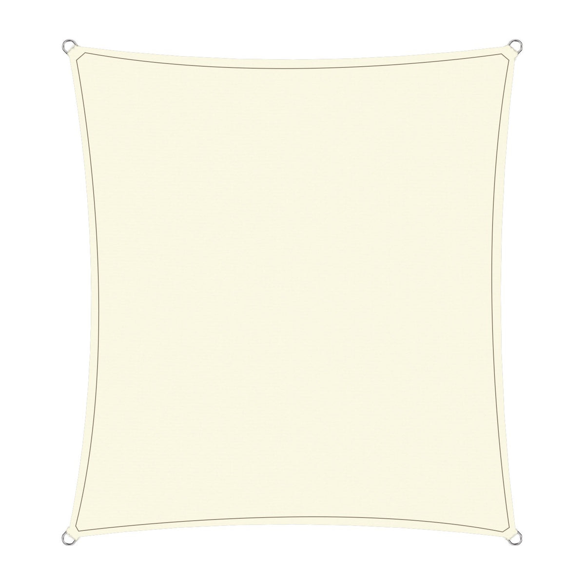 Wallaroo Waterproof Outdoor Shade Sail Sun Cloth Square 2.5x2.5M