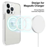 Ultimake Shockproof Transparent Magsafe Cover Case for iPhone 15 Pro (Transparent)