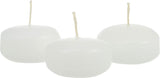 20 Pack of 6 Hour White Floating Candles - 5.8cm diameter - wedding party decoration