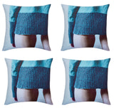 Pack of 4 Blaze Jumper Designer Cushion Covers 45cm x 45cm