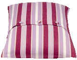 Coste Fuchsia 50x50cm Striped Cushion Cover