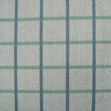 Cotton Grid Checks Oblong Table Cloth Blue 150 x 230cm