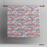 Accessorize Amara Washed Cotton Printed Reversible Comforter Set Queen
