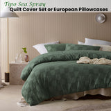 Accessorize Tipo Sea Spray Chenille Quilt Cover Set King