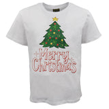 New Funny Adult Xmas Christmas T Shirt Tee Mens Womens 100% Cotton Jolly Ugly, Tree (White) B, XS