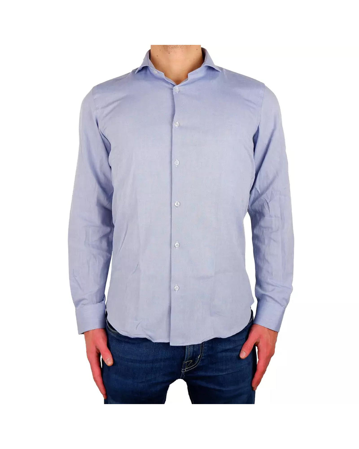Milano Solid Color Shirt 39 IT Men