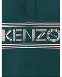 Authentic Kenzo Green Piquet Cotton Polo with Iconic Logo 3XL Men
