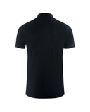 Aquascutum Men's Black Cotton Polo Shirt - L