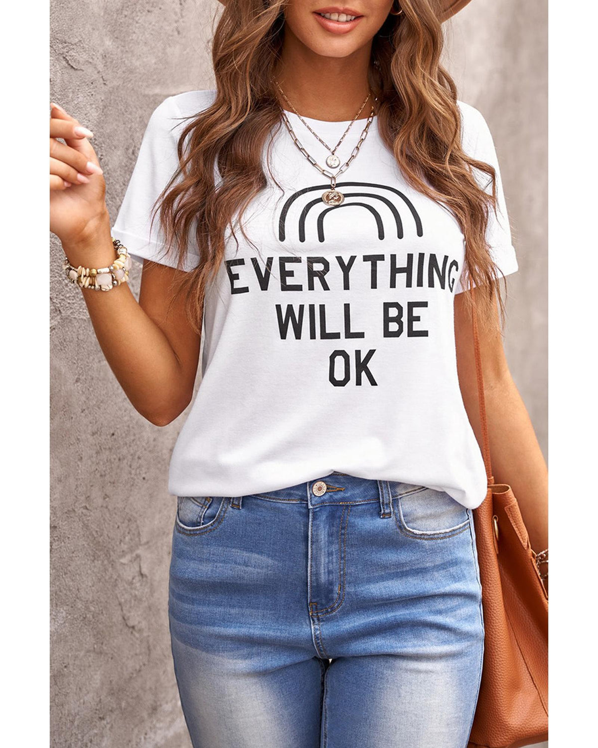 Azura Exchange EVERYTHING WILL BE OK Graphic Tee - 2XL