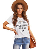 Azura Exchange EVERYTHING WILL BE OK Graphic Tee - 2XL