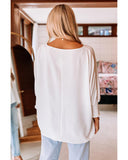 Azura Exchange Shift Top with Smocked Wrist - M