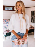Azura Exchange Shift Top with Smocked Wrist - M