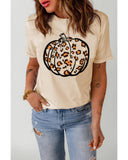 Azura Exchange Leopard Print Short Sleeve T-Shirt - 2XL