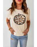 Azura Exchange Leopard Print Short Sleeve T-Shirt - 2XL