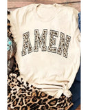 Azura Exchange Leopard Print Short Sleeve Graphic T-Shirt - 2XL