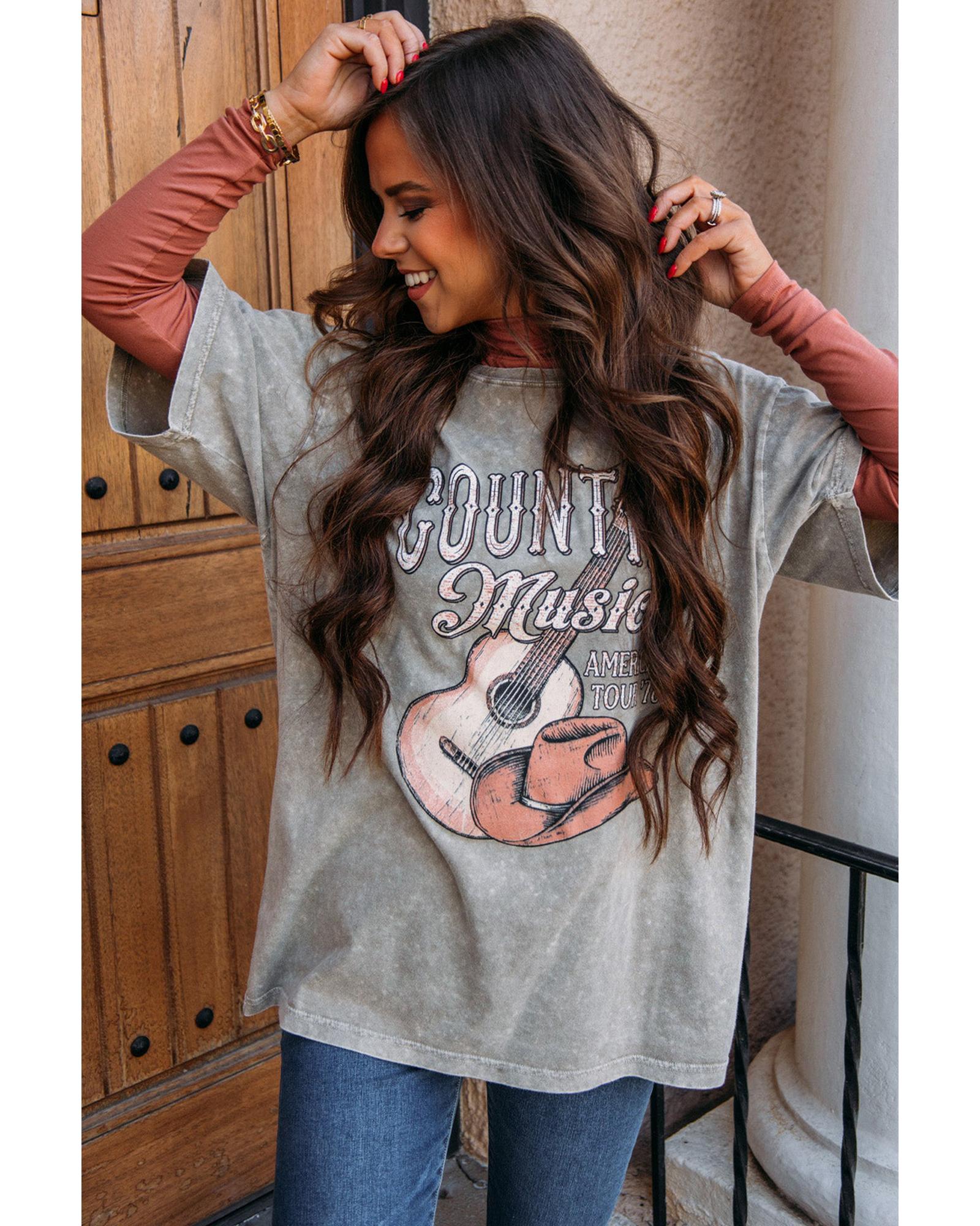 Azura Exchange Vintage Country Music Tee - L