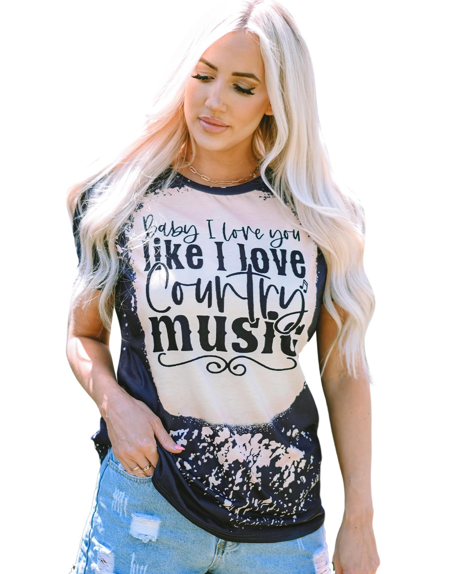 Azura Exchange Country Music Graphic Tee - S