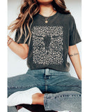 Azura Exchange Leopard Skull Graphic Print Tee - S