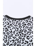 Azura Exchange Leopard Side Split T-shirt - 2XL