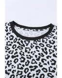 Azura Exchange Leopard Side Split T-shirt - 2XL