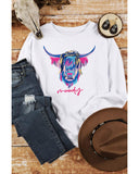 Azura Exchange Highland Heifer Moody Graphic Sweatshirt - 2XL