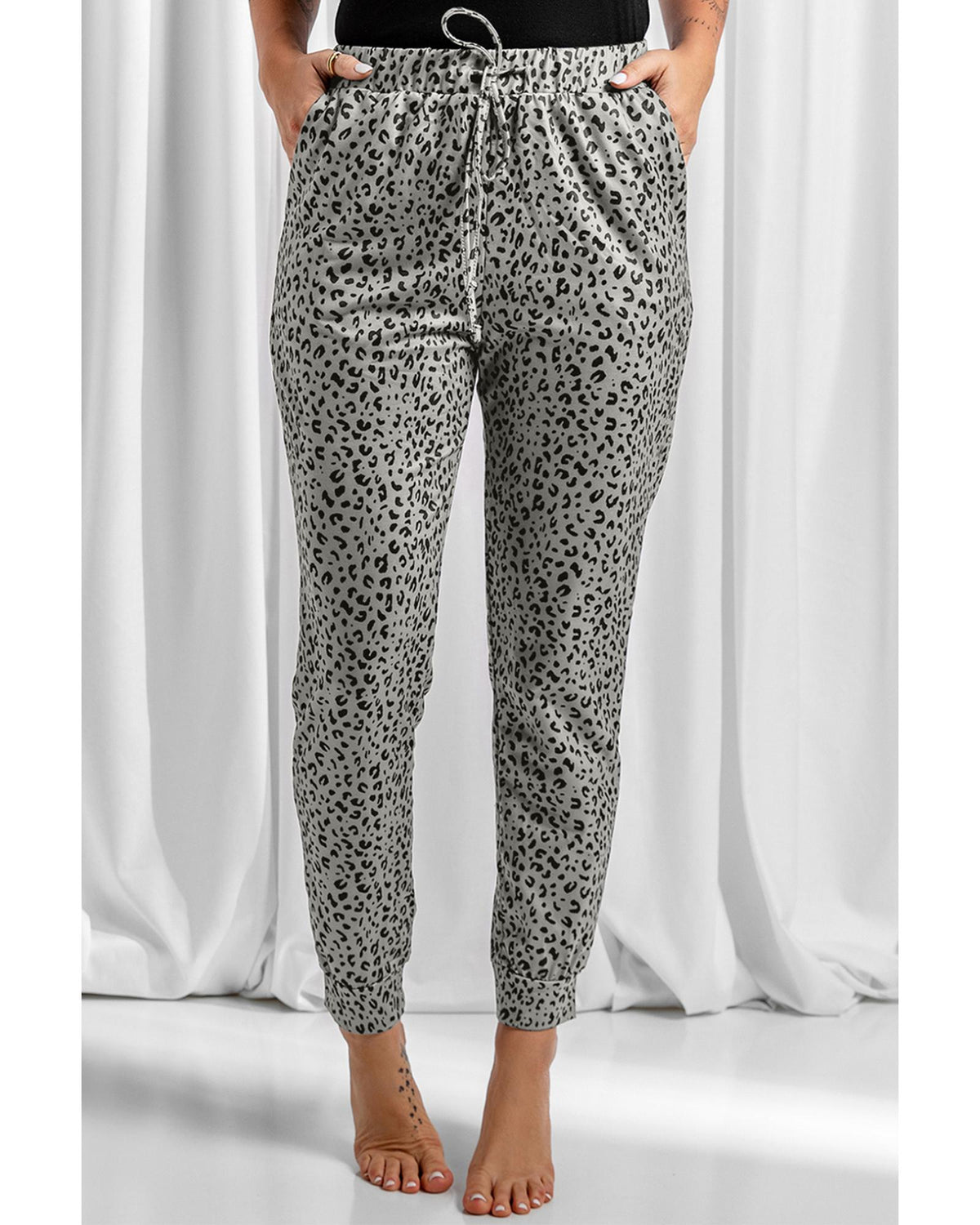 Azura Exchange Breezy Leopard Joggers - XL