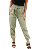 Azura Exchange Elastic Waist Jogger Pants with Pocket - XL