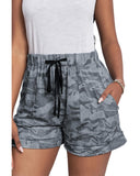 Azura Exchange Printed Drawstring Shorts with Elastic Waist and Pockets - 2XL
