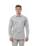 Bagutta Men's Gray Cotton Shirt - M