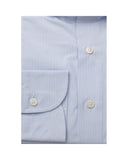 Bagutta Men's Light Blue Cotton Shirt - 2XL