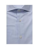 Bagutta Men's Light Blue Cotton Shirt - 2XL