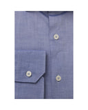 Bagutta Men's Light Blue Cotton Shirt - 2XL